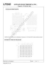 LTP-2088AG Datasheet Page 3