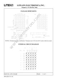 LTP-2158AHR Datasheet Page 2