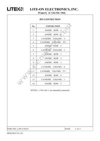 LTP-2158AY Datasheet Page 3