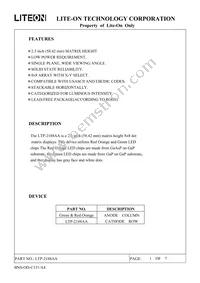 LTP-2188AA Datasheet Page 3