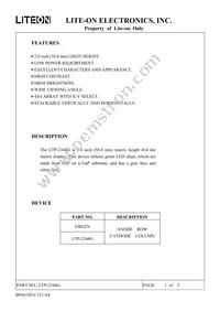 LTP-2344G Datasheet Page 2