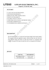 LTP-2458AA-NB Datasheet Page 2