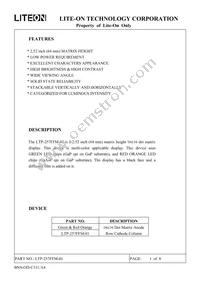 LTP-257FFM-01 Datasheet Page 2