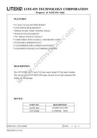 LTP-305HR Datasheet Page 3