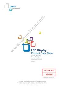 LTP-537E Datasheet Cover