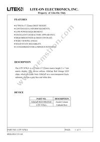 LTP-747KA Datasheet Cover