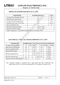 LTP-757Y Datasheet Page 4