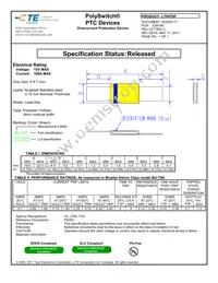 LTP070F Datasheet Cover