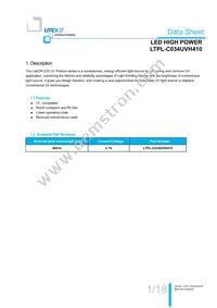 LTPL-C034UVH410 Datasheet Page 2
