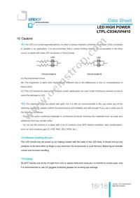 LTPL-C034UVH410 Datasheet Page 17