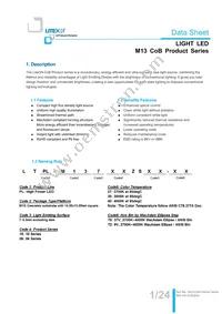 LTPL-M13710ZS40-T2 Datasheet Cover