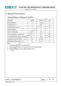 LTPL-P00DMS27 Datasheet Page 3