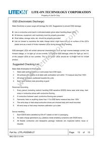 LTPL-P00DMS27 Datasheet Page 14