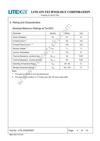 LTPL-P00DWS57 Datasheet Page 3