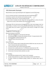 LTPL-P00DWS65 Datasheet Page 13