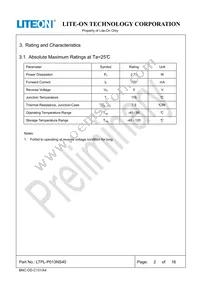 LTPL-P013NS40 Datasheet Page 3