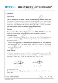 LTPL-P033DS50 Datasheet Page 12