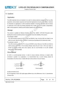 LTPL-P033MS28 Datasheet Page 13