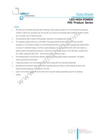 LTPL-P05EZS50 Datasheet Page 21