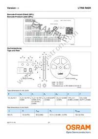 LTRBR8SR-8A7B-0117-0-0-R18-ZP Datasheet Page 21