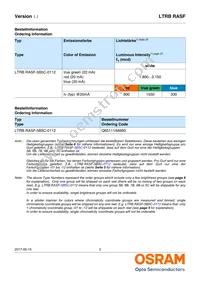 LTRBRASF-5B5C-0112-0-0-R18-ZP Datasheet Page 2