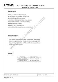 LTS-2301AE-09 Datasheet Page 2