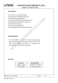 LTS-23305HR Datasheet Page 2