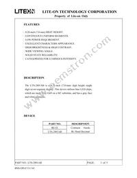 LTS-2801AB Datasheet Cover