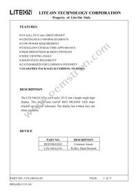 LTS-3401LE-03 Datasheet Page 2