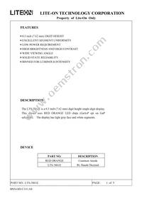 LTS-3861E Datasheet Page 2