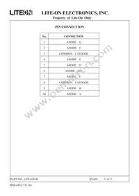 LTS-4301B Datasheet Page 3