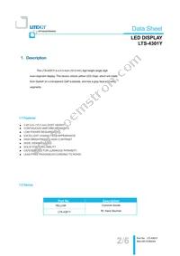 LTS-4301Y Datasheet Page 3