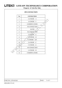 LTS-4610AE Datasheet Page 3