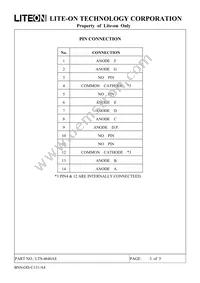 LTS-4640AE Datasheet Page 3