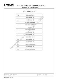 LTS-4710AP Datasheet Page 3