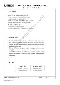 LTS-4802BJS-H1 Datasheet Cover