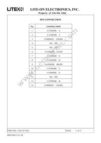 LTS-7671GN Datasheet Page 3