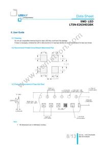 LTSN-E263HEGBK Datasheet Page 9