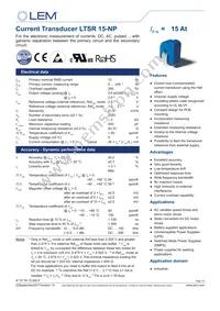 LTSR 15-NP Datasheet Cover