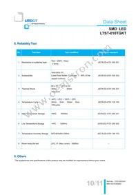 LTST-010TGKT Datasheet Page 11