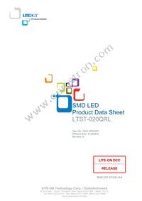LTST-020QRL Datasheet Cover