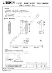 LTST-020ZBL Datasheet Cover