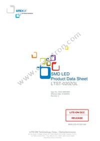 LTST-020ZGL Datasheet Cover