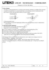 LTST-108KGKT Datasheet Page 10