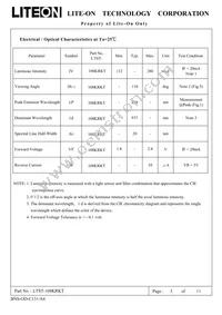LTST-108KRKT Datasheet Page 4