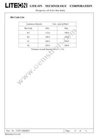 LTST-108KRKT Datasheet Page 5