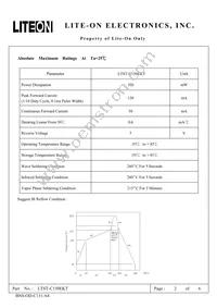 LTST-C150EKT Datasheet Page 2