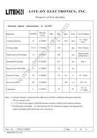 LTST-C150EKT Datasheet Page 3