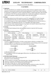LTST-C150GKT Datasheet Page 10