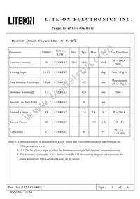 LTST-C150KEKT Datasheet Page 3